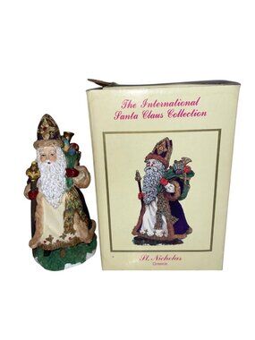 Vintage International Santa Claus Collection 1996 St. Nicholas Greece SC24 Figur